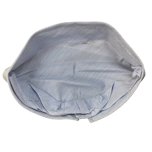 Vintage American Red Cross Volunteer Hat Cap Uniform Women's Blue Stripe Pin On - Picture 4 of 4